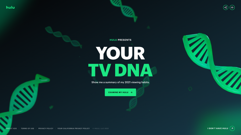 Hulu Your TV DNA