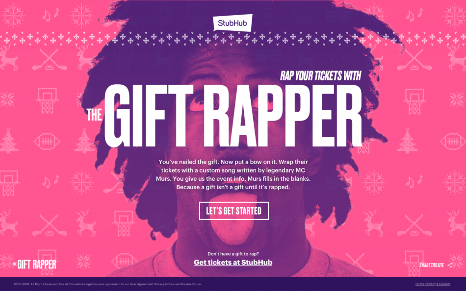 StubHub Gift Rapper