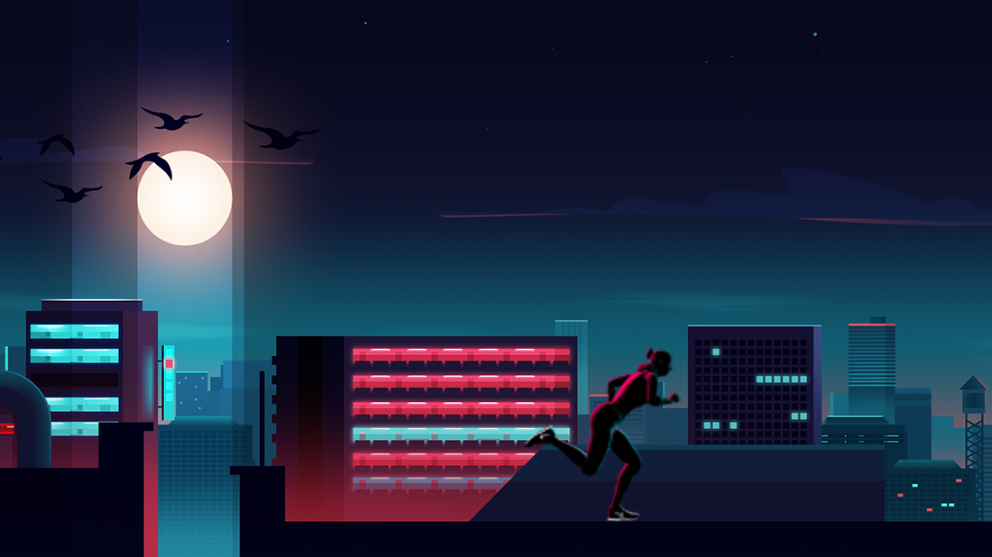 Nike Fast | An urban road game for mobile