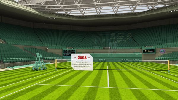 Vodafone's Wimbledon Walk of Champions