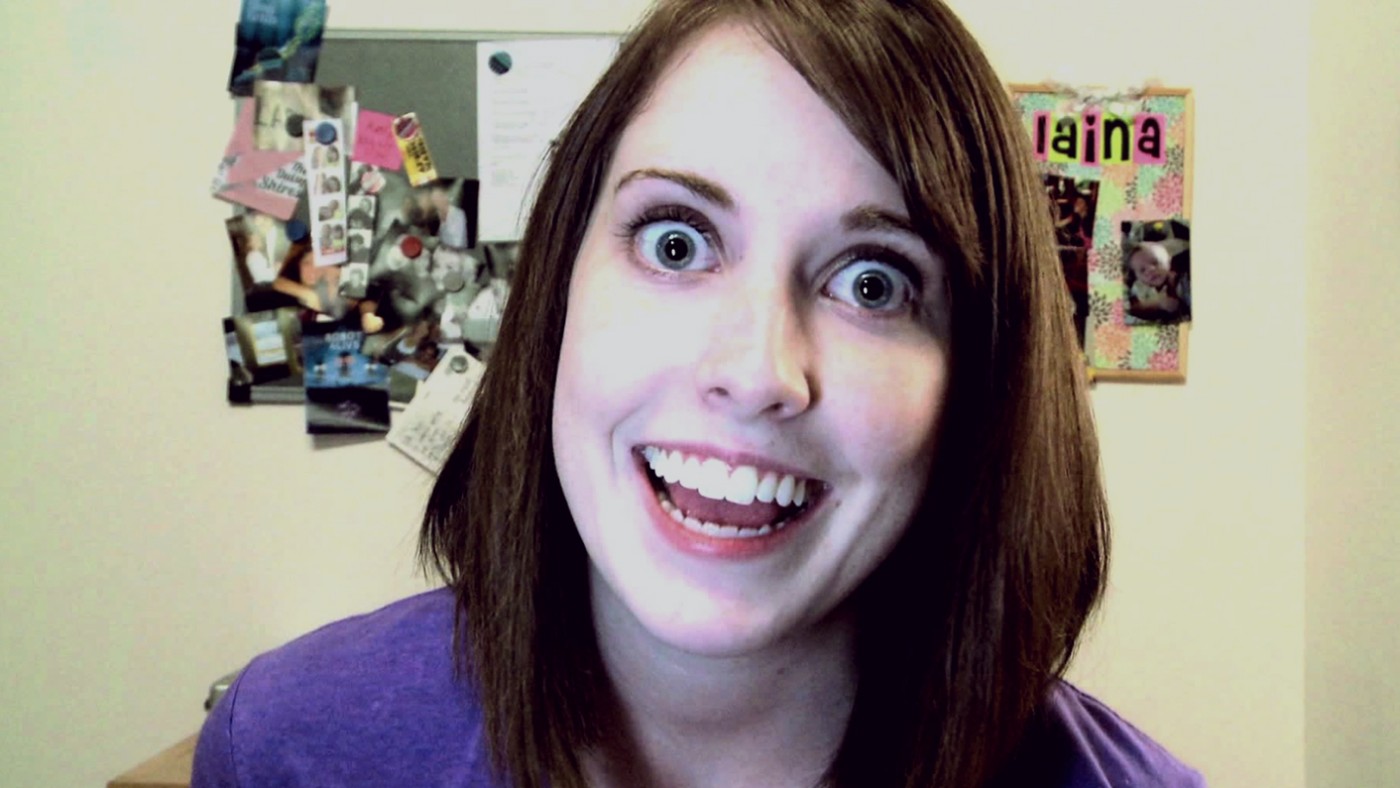 Overly Attached Girlfriend Eyes